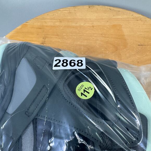 Nike Air Flight Huarache Mens Size 11.5 Dark Smoke Grey Barely Green FJ4839-001 - Picture 9 of 9